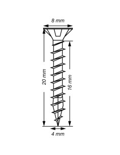 Spax T-STAR MÁS cabeza fresada/testa svasat TORX T20... 2