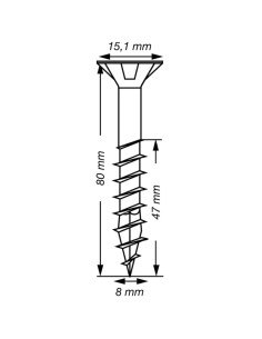 Spax T-STAR MÁS cabeza fresada/testa svasat TORX T40... 2
