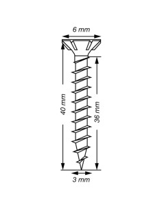 Spax T-STAR MÁS cabeza fresada/testa svasat TORX T10... 2