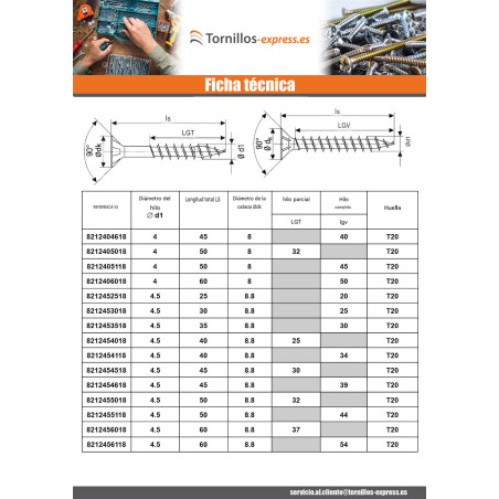 1 x Spax T-STAR MÁS cabeza fresada/testa svasat TORX T20 Inoxidable A2 5X60 roscado total