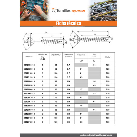 1 x Spax T-STAR MÁS cabeza fresada/testa svasat TORX T20 Inoxidable A2 5X60 roscado total
