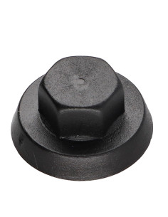 Capuchón cabeza hexagonal Polietileno RAL9005 negro...
