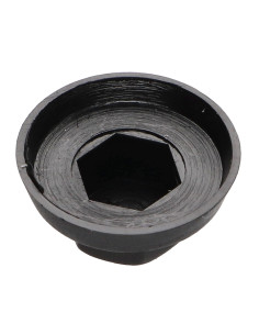 Capuchón cabeza hexagonal Polietileno RAL9005 negro... 2