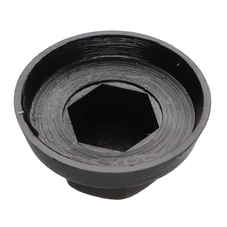 1 x Capuchón cabeza hexagonal Polietileno RAL9005 negro intenso Para tornillos autotaladrantes o para chapa 6.3