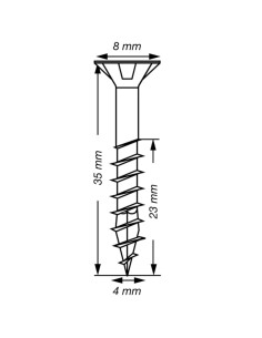 Spax T-STAR MÁS cabeza fresada/testa svasat TORX T20... 2
