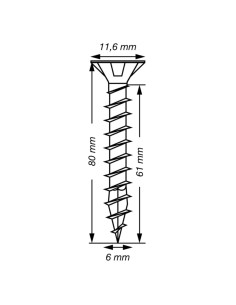 Spax T-STAR MÁS cabeza fresada/testa svasat TORX T30... 2
