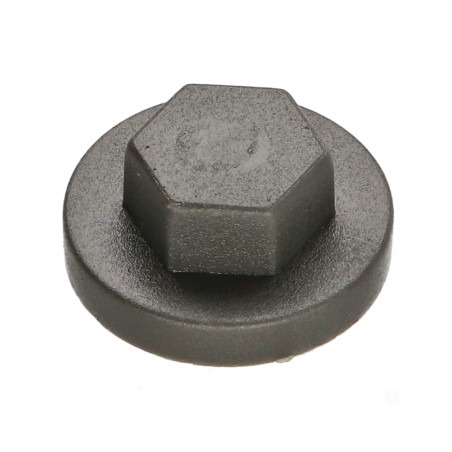 1 x Capuchón cabeza hexagonal Polietileno RAL7022 gris sombra Para tornillos autotaladrantes o para chapa 6.3