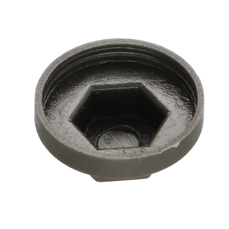 1 x Capuchón cabeza hexagonal Polietileno RAL7022 gris sombra Para tornillos autotaladrantes o para chapa 6.3