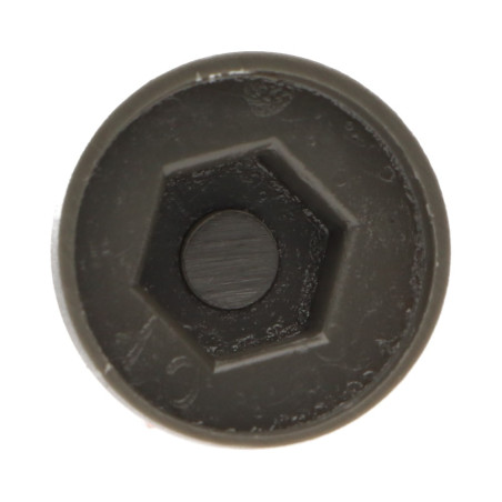1 x Capuchón cabeza hexagonal Polietileno RAL7022 gris sombra Para tornillos autotaladrantes o para chapa 6.3