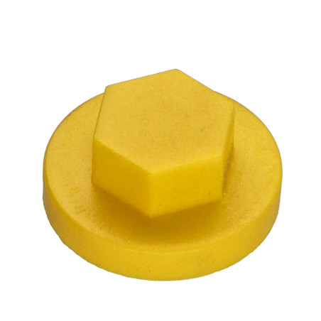 1 x Capuchón cabeza hexagonal Polietileno RAL1021 Para tornillos autotaladrantes o para chapa 6.3