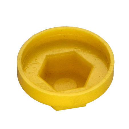 1 x Capuchón cabeza hexagonal Polietileno RAL1021 Para tornillos autotaladrantes o para chapa 6.3