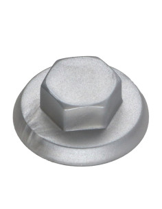 Capuchón cabeza hexagonal Polietileno RAL9006 aluminio...