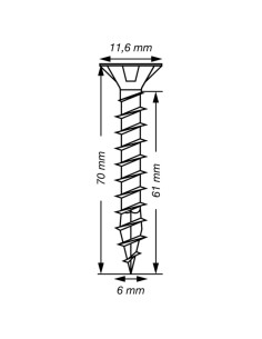 Spax T-STAR MÁS cabeza fresada/testa svasat TORX T30... 2