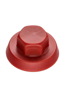 Capuchón cabeza hexagonal Polietileno RAL3009 rojo óxido...
