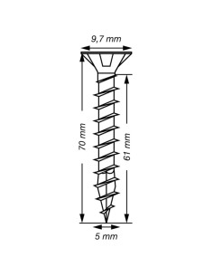 Spax T-STAR MÁS cabeza fresada/testa svasat TORX T20... 2
