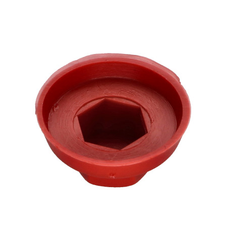1 x Capuchón cabeza hexagonal Polietileno RAL3003 Para tornillos autotaladrantes o para chapa 4.8-5.5
