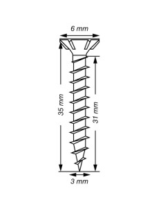 Spax T-STAR MÁS cabeza fresada/testa svasat TORX T10... 2