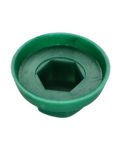 Capuchón cabeza hexagonal Polietileno RAL6028 Para... 2