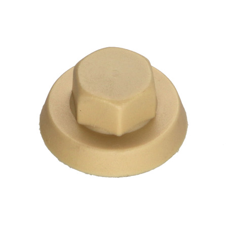 1 x Capuchón cabeza hexagonal Polietileno RAL1001 beige Para tornillos autotaladrantes o para chapa 4.8-5.5