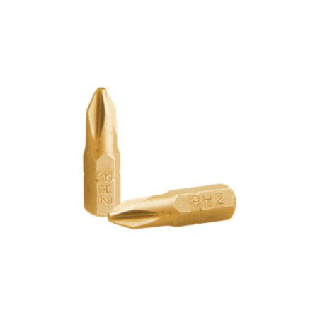 1 x Punta Calidad industrial 1/4" C6.3 Titanio Phillips 3 longitud 25