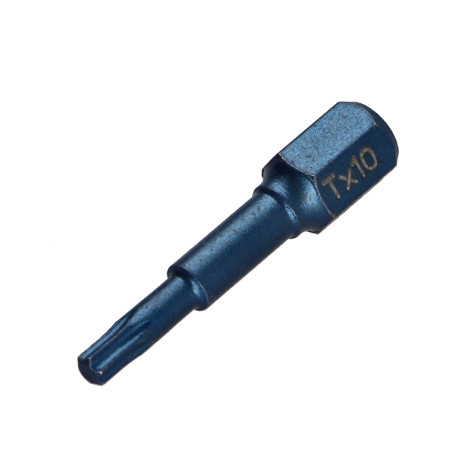 1 x Punta IMPACTO Calidad industrial 1/4" C6.3 TORX T10 longitud 30