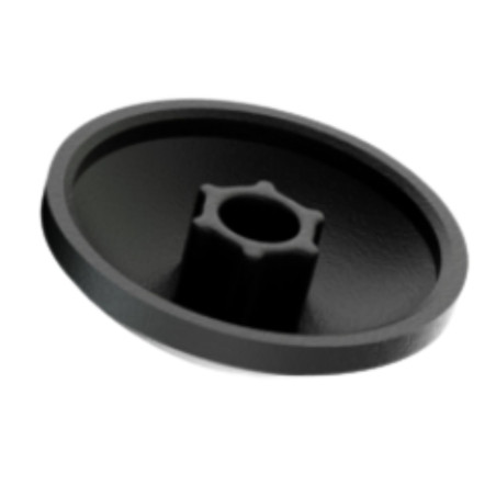 1 x Tapón para Cabeza de Tornillo TORX T25 diámetro de cabeza: 16.5 polietileno negro para cabeza cilíndrica