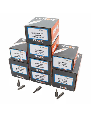 1 x TEKOR EMBALAR PRO 1800 Tornillo cabeza...
