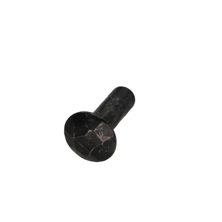 1 x Tuerca encuadernador cabeza abombada MARTILLADO M6X18 8X24 Acero cincado negro