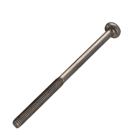 1 x Tornillo metales cabeza cilíndrica abombada TORX T20 4X88 roscado en 30 Inoxidable A2