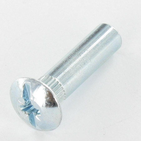 1 x Tuerca encuadernador Pozi ranura 8X31 M6X15 Acero cincado blanco