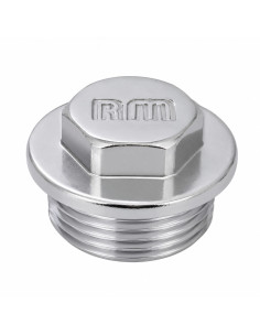 Conector macho Figura 290 26x34 (1") Latón cromo