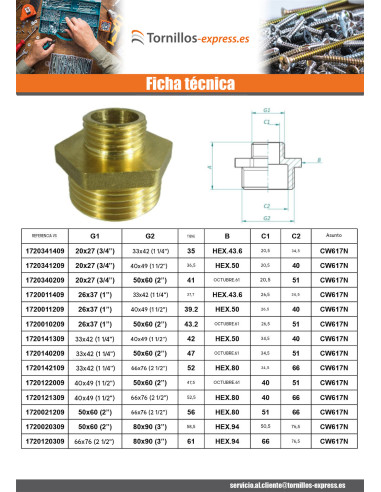 1 x Figura de pezón reducida 245 Masculino /...