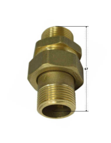 1 x Conector de unión recto 20x27 (3/4")...