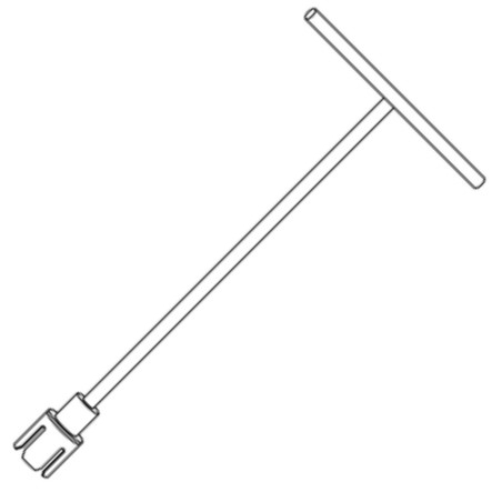 1 x Destornillador para cimientos de terraza HAPAX ROCK
