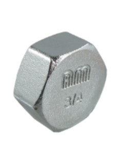 Conector hembra Figura 300 26x34 (1") Latón cromo