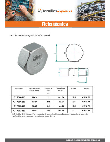 1 x Conector hembra Figura 300 20x27 (3/4")...