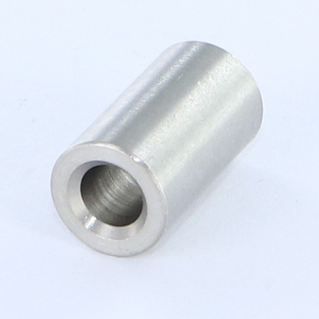 1 x Tirante cilíndrico liso 5X3 diámetro interior 2.5 Inox