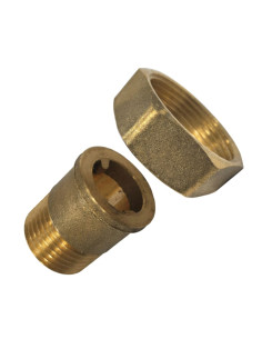 Conector de unión plano macho hembra 20x27 (3/4") X 26x34... 2