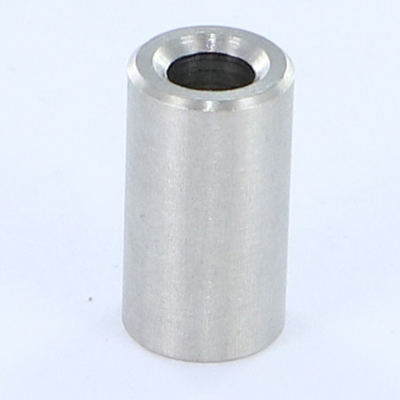 1 x Tirante cilíndrico liso 10X3 diámetro interior 5 Inox