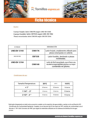 1 x Conector macho Figura 290 15x21 (1/2")...