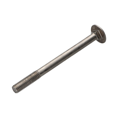 1 x Cabeza redonda cuello cuadrado Inoxidable A2 M6X110 roscado parcial