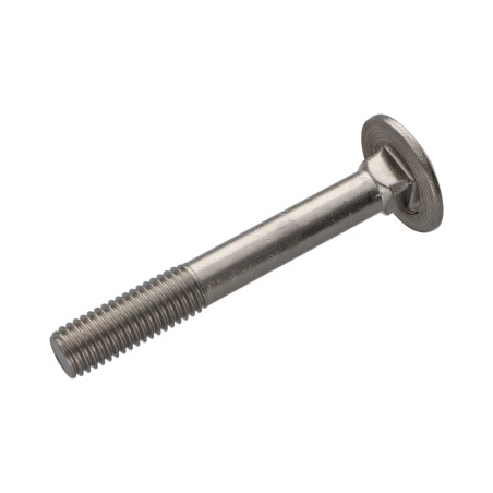 1 x Cabeza redonda cuello cuadrado Inoxidable A2 M8X90 roscado parcial