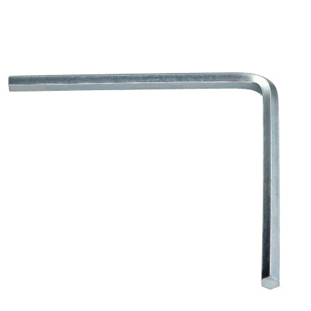 1 x Llave allen 6 lados de 5 90x85 Acero cincado blanco