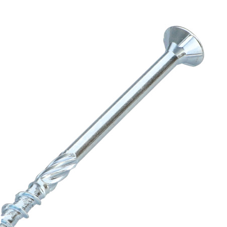 1 x Tornillo para marcos TEKOR cabeza fresada/testa svasat dentado TORX T40 10X120 roscado en 80 cut punta antihendidura