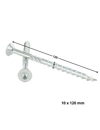 1 x Tornillo para marcos TEKOR cabeza...