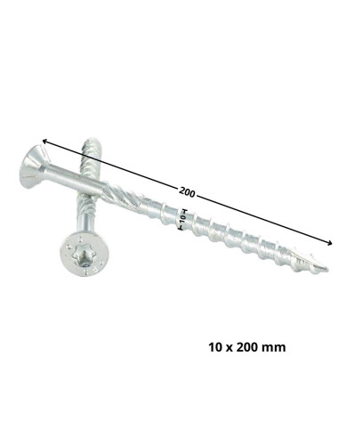 1 x Tornillo para marcos TEKOR cabeza...