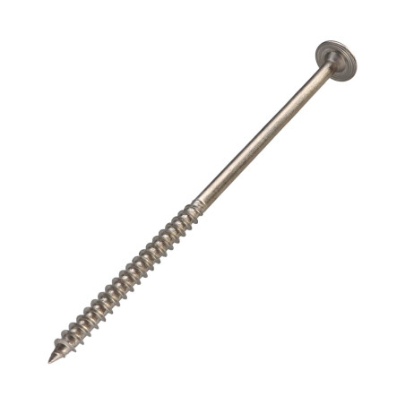 1 x Tornillo estructura cabeza disco Inoxidable A2 8X170 roscado en 80 TORX T40 diámetro de cabeza: 20