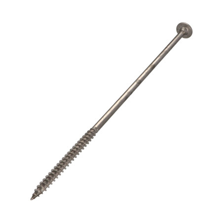 1 x Tornillo estructura cabeza disco Inoxidable A2 8X220 roscado en 80 TORX T40 diámetro de cabeza: 20