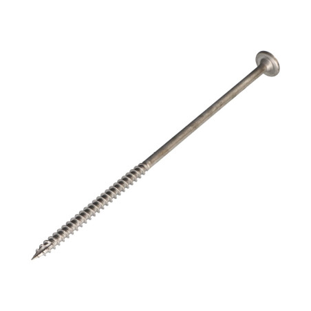 1 x Tornillo estructura cabeza disco Inoxidable A2 4.5X45 roscado en 30 TORX T20 diámetro de cabeza: 13