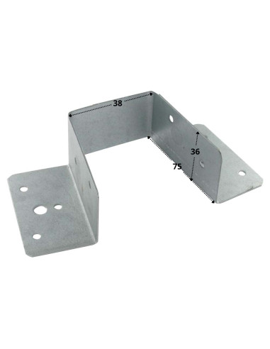 1 x Colgador de vigueta en forma de U soporte...